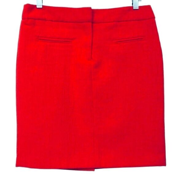 Cynthia Rowley Textured Coral Pencil Skirt with Pockets 2 - Picture 4 of 5